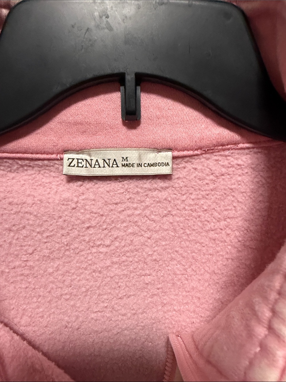 Zenana Outfitters Light Pink Fleece Jacket - Picture 2 of 4